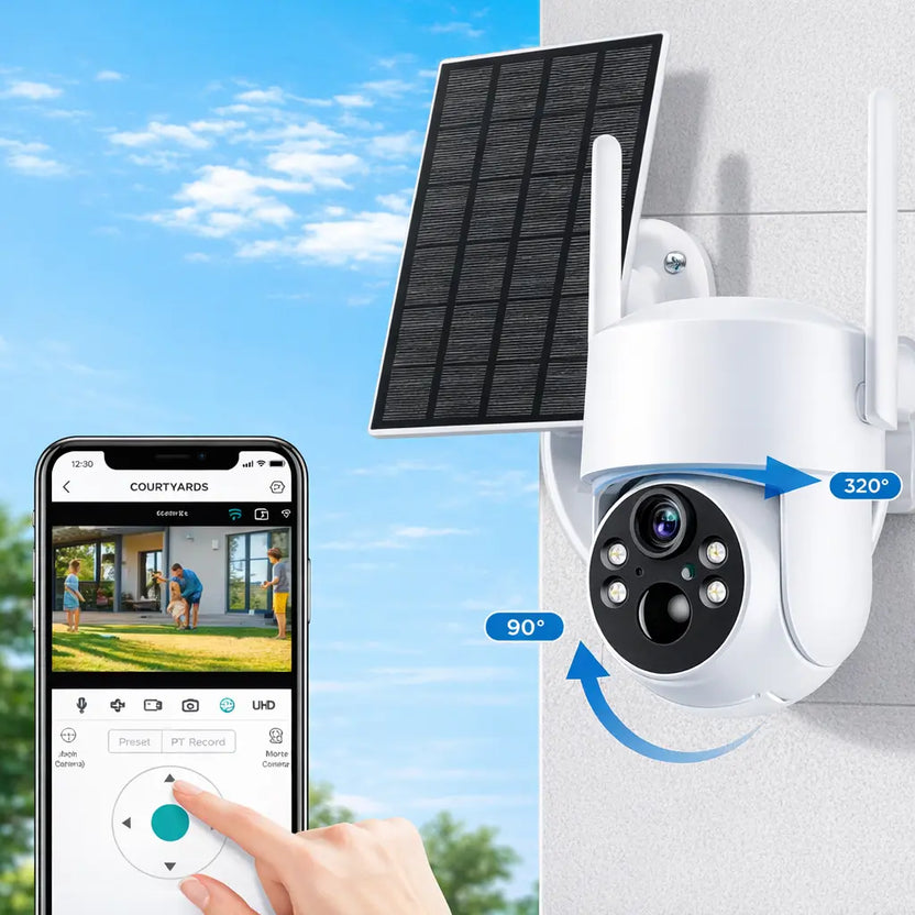 Cámara Solar Energy Vision 4K: 100% a prueba de apagones