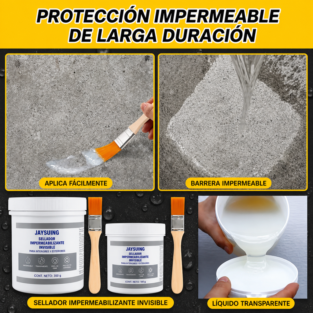 Sellador impermeabilizante para infiltraciones y fugas